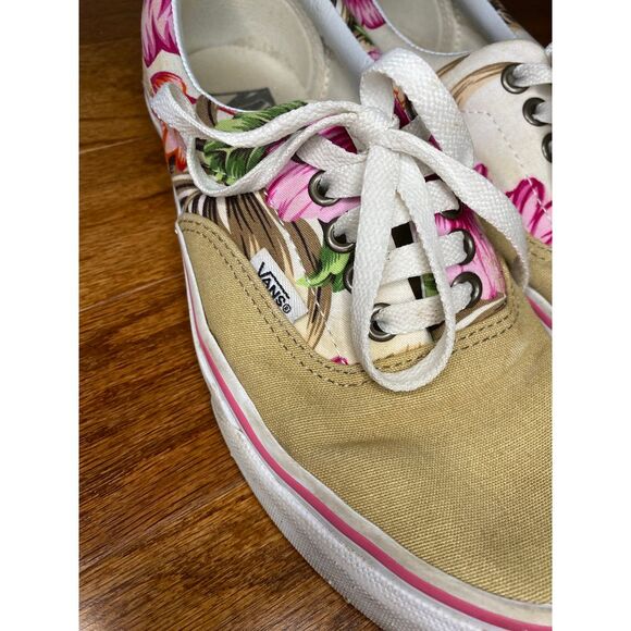 Vans Custom Design Hawaiian Theme‎ Shoes Size Women's 8.5 - Picture 2 of 14